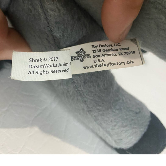 Donkey From Shrek Dreamworks Plush Stuffed Animal 11” Toy Factory - Picture 6 of 6